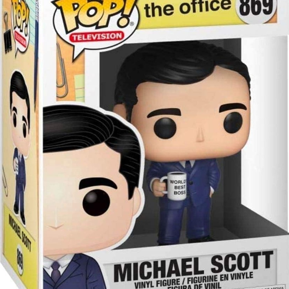 Funko Michael Scott Vinyl Figure - Black and Blue